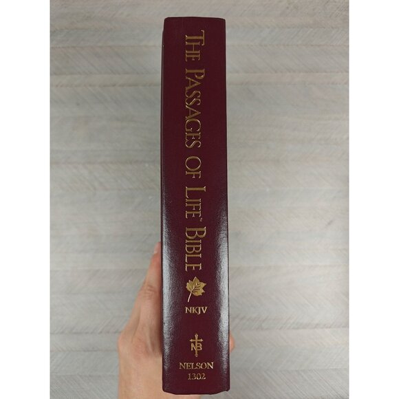 The Passages Of Life Bible New King James Version NKJV Hardcover Red - Picture 9 of 11